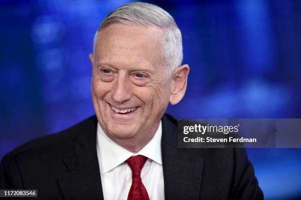 Former U.S. Secretary of Defense James Mattis visits FOX News Channel’s "The Story with Martha MacCallum" on September 03, 2019 in New York City.