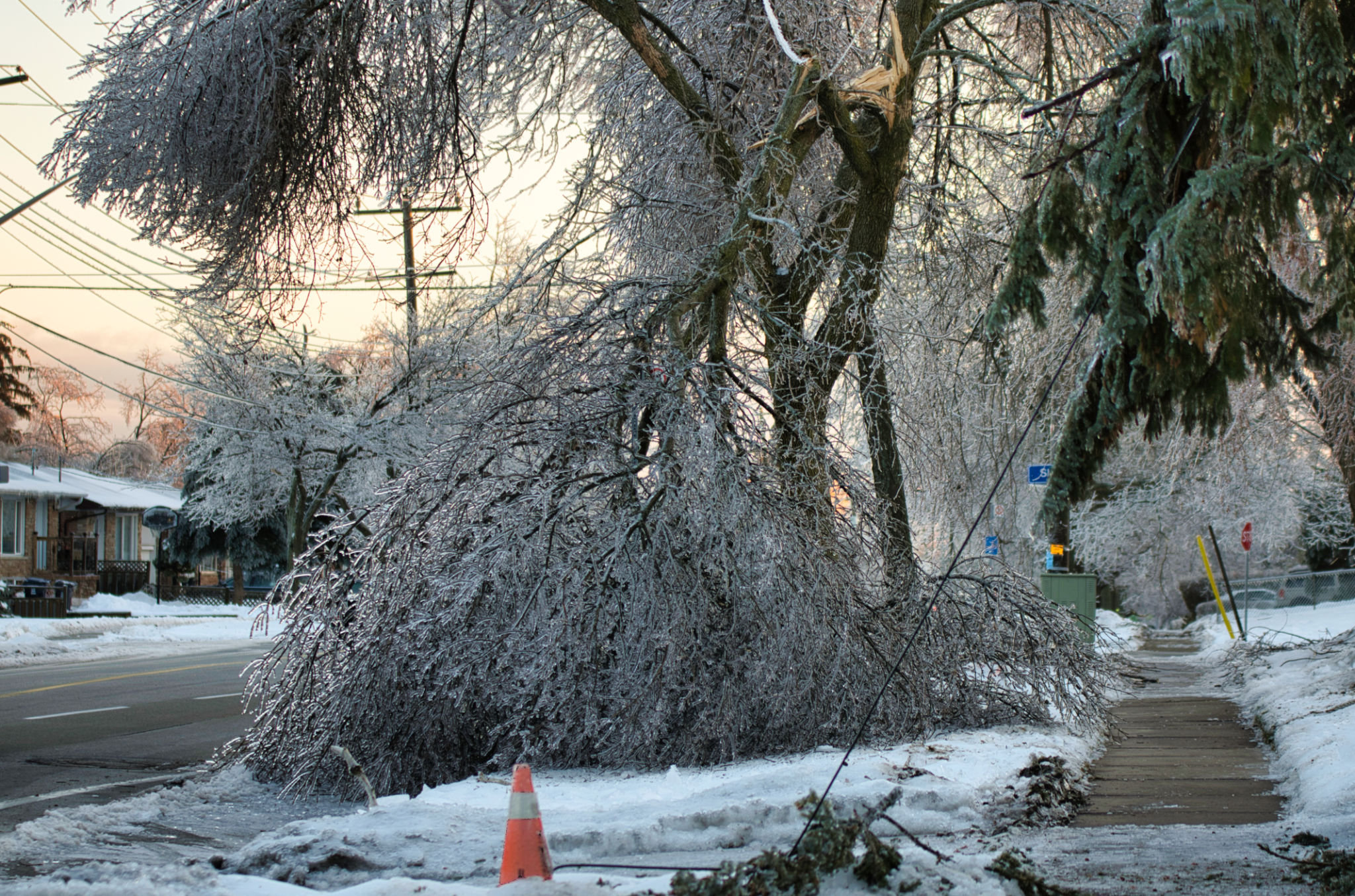 winter power outage