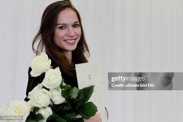 Primaballerina Polina Semionova kehrt als Professorin nach Berlin zurück. Ihre Berufungsurkunde erhält sie am 15.11.13 im Theatersaal - Staatliche...