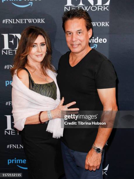 Krista Keller and Reggie Salazar attend the premiere of FNL Network's "Courtney", a reality show about Courtney Stodden, on September 03, 2019 in...