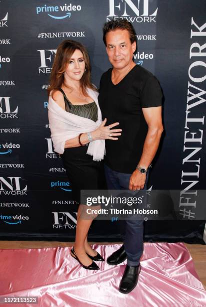 Krista Keller and Reggie Salazar attend the premiere of FNL Network's "Courtney", a reality show about Courtney Stodden, on September 03, 2019 in...