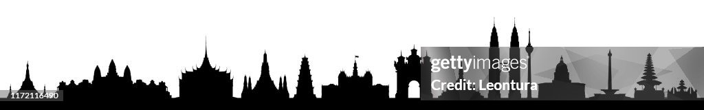 Southeast Asia (Complete, Moveable, Detailed Buildings)