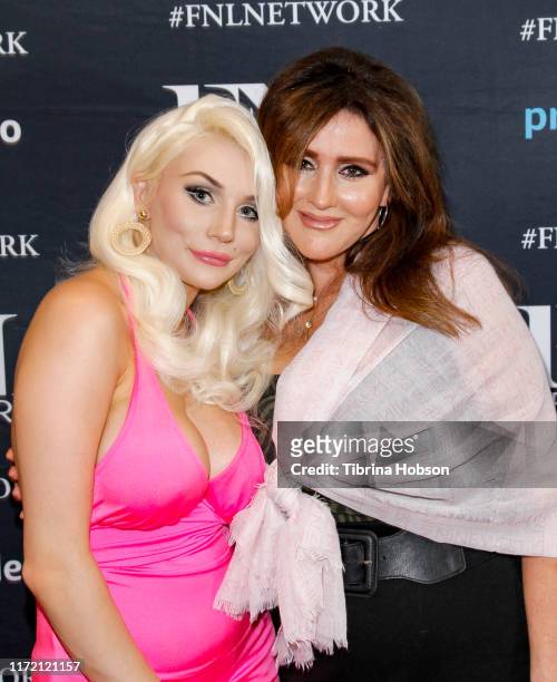 Courtney Stodden and her mom, Krista Keller, attend the premiere of FNL Network's "Courtney", a reality show about Courtney Stodden, on September 03,...