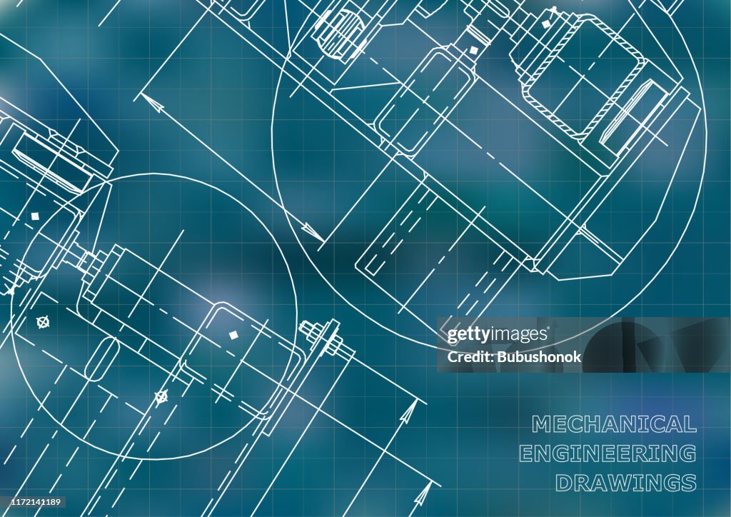 Engineering Management Backgrounds Engineering Backgrounds Mechanical Engineering Drawings High-Res Vector ...
