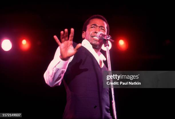 American singer Ben Vereen performing on stage at Chicagofest in Chicago, Illinois, August 17, 1980.