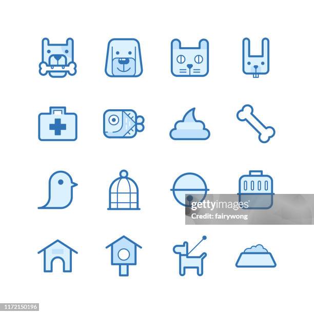 haustier-symbole - hundeknochen stock-grafiken, -clipart, -cartoons und -symbole