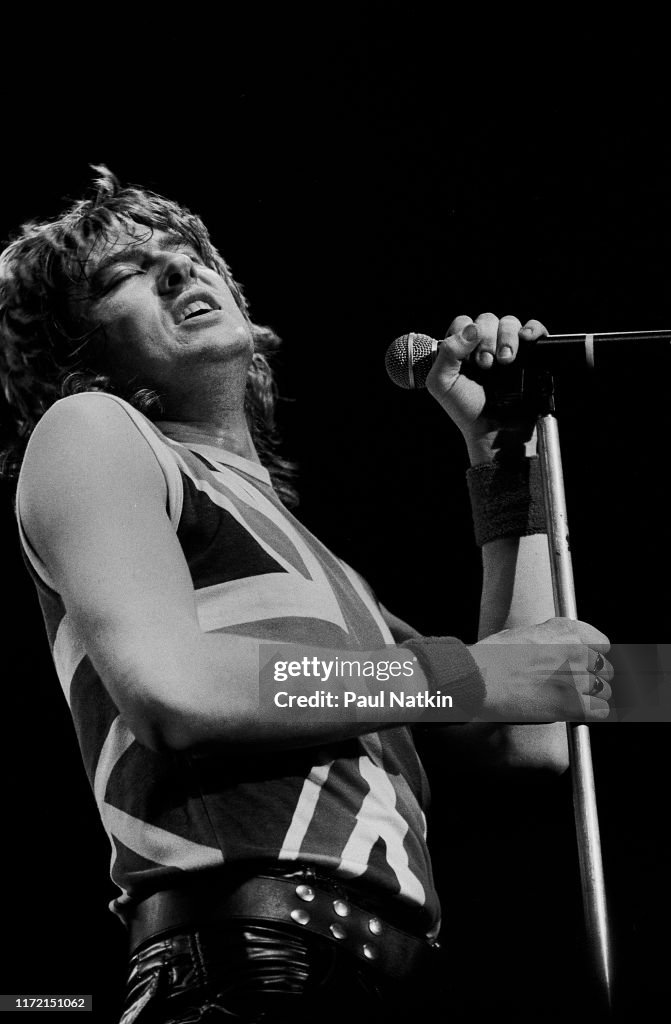 Joe Elliott Of Def Leppard Performs On Stage