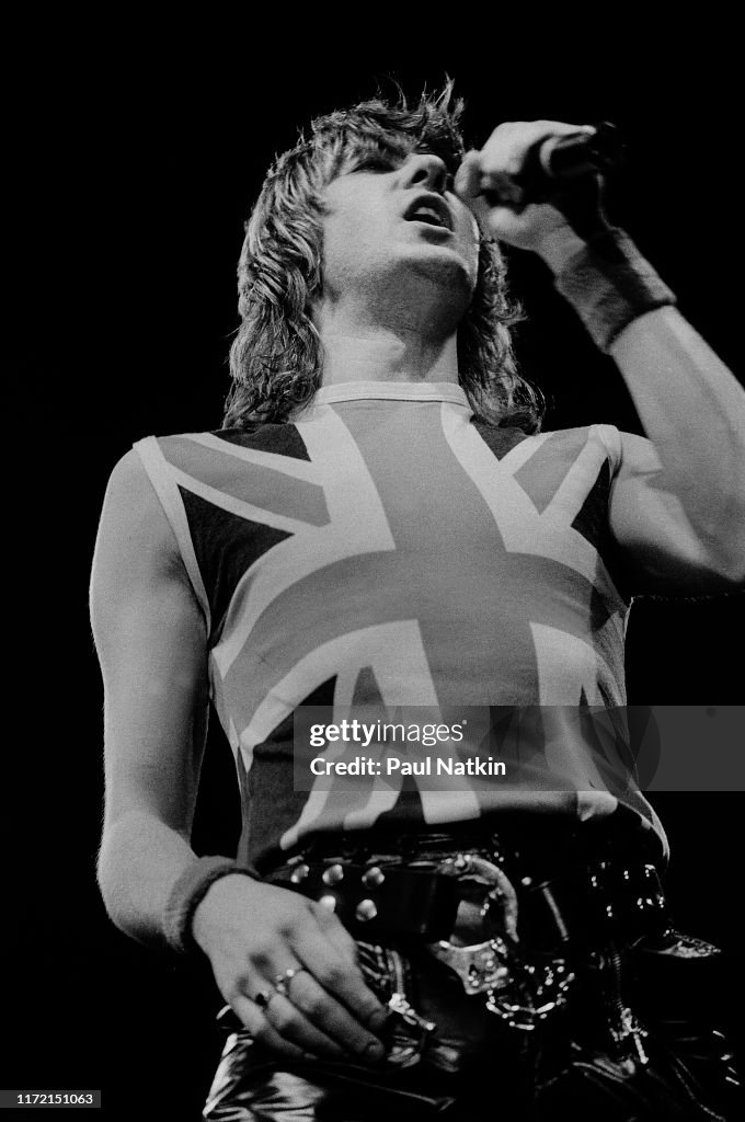 Joe Elliott Of Def Leppard Performs On Stage