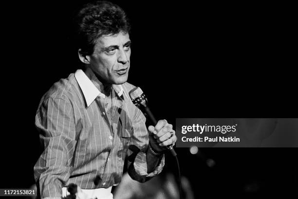 Singer Frankie Valli performs at the Park West in Chicago, Illinois, June 24, 1982.