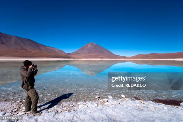 Laguna Verde, Eduardo Avaroa Andean Fauna National Reserve, South Lipez, Potosi, Uyuni, Bolivia, South America.