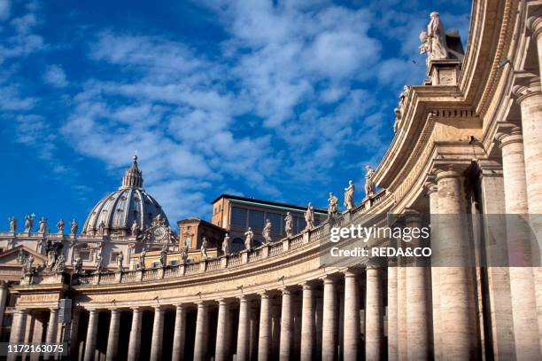 Bernini colonnade, San Pietro square, Rome, Lazio, Italy.