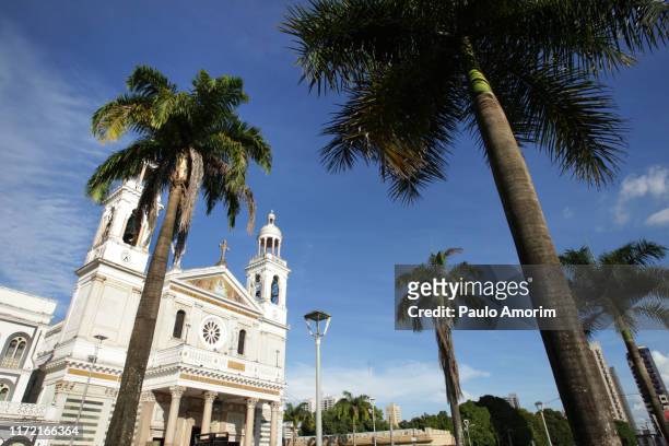 basilica of our lady of nazareth in belém,brazil - belem stock pictures, royalty-free photos & images