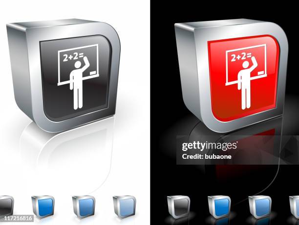 a computer icon of a math class - math problem stock illustrations