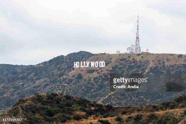 Los Angeles, California, USA: Hollywood Sign on Mount Lee.