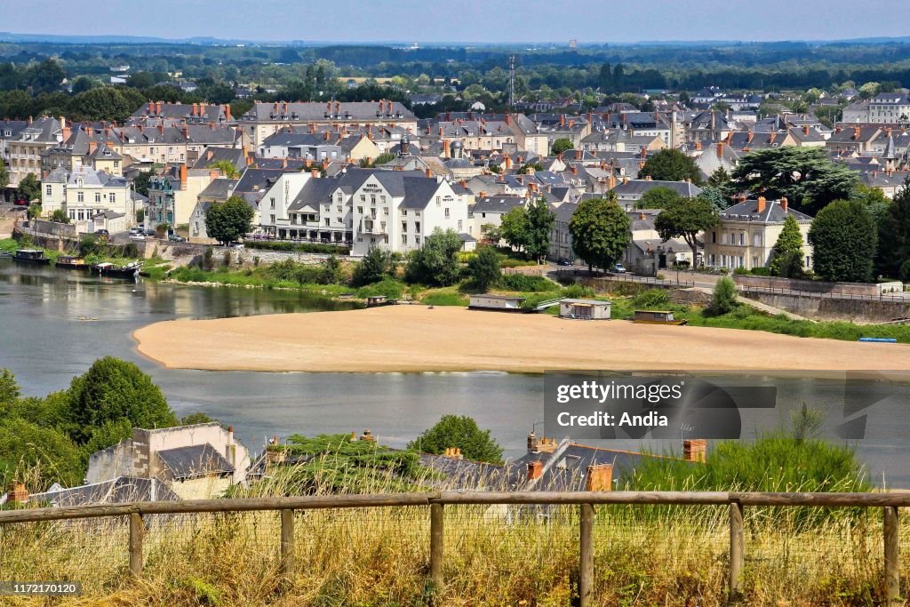 The Loire river and the town.