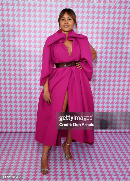 Jessica Mauboy attends the David Jones SS19 Bright Night event at David Jones Elizabeth Street Store on September 04, 2019 in Sydney, Australia.