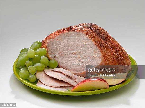 turkey breast - roast turkey stock pictures, royalty-free photos & images
