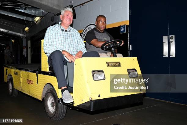 Former Pittsburgh Pirates manager Clint Hurdle leaves the clubhouse after being relieved of managerial duties before the game against the Cincinnati...
