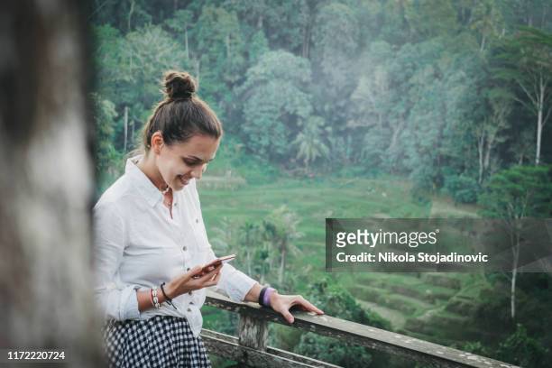beautiful asia - ubud rice fields stock pictures, royalty-free photos & images
