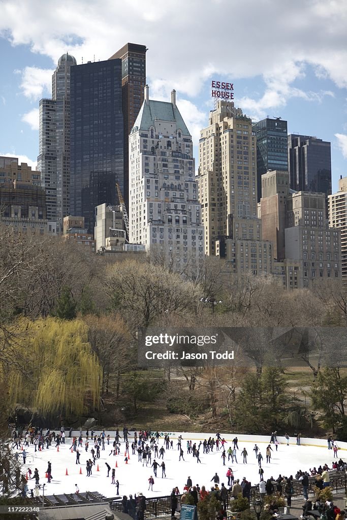 Waldman ice rink at Central Park