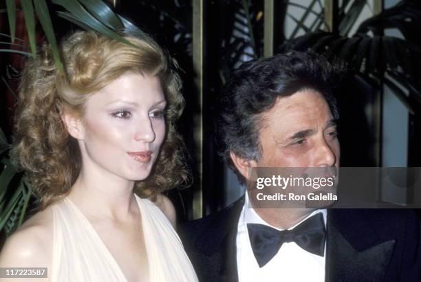 Actor Peter Falk and wife Shera Danese attend the 35th Annual Golden Globe Awards on January 28, 1978 at Beverly Hilton Hotel in Beverly Hills,...