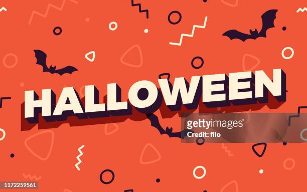 halloween seamless celebration party background - halloween stock illustrations