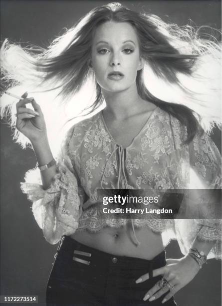 Actress Claudia Jennings poses for a portrait in 1978 in Los Angeles, California.