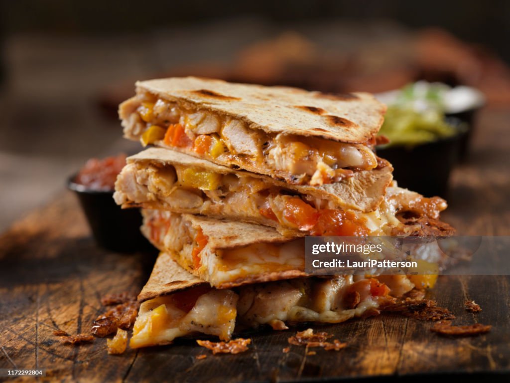 Cheesy Chicken Quesadilla