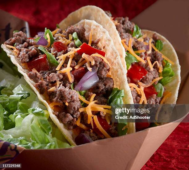 taco - mexican picnic stock pictures, royalty-free photos & images