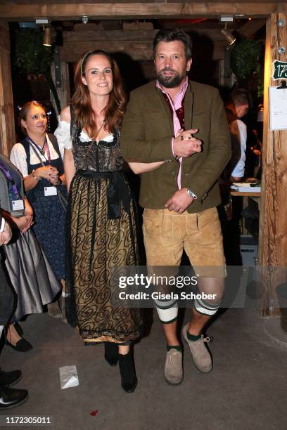 Goran Munizaba, Ex husband of Sarah Kern, during the Oktoberfest 2019 at Kaeferschaenke beer tent / Theresienwiese on September 29, 2019 in Munich,...