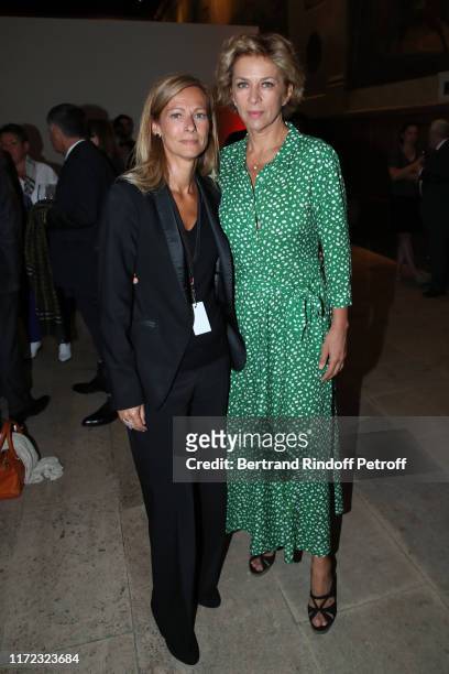 Music Booking of the Opera Anne Gravoin and actress Corinne Touzet attend the "Tosca - Opera en Plein Air" performance at Les Invalides on September...