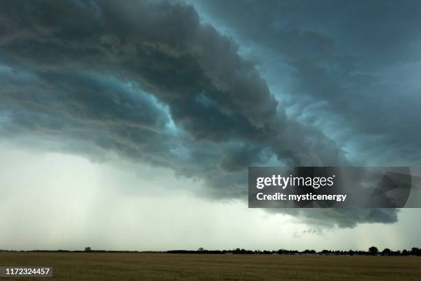 prairie storm saskatchewan canada - storm cloud stock pictures, royalty-free photos & images