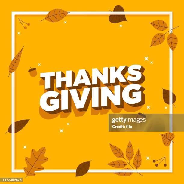 ilustraciones, imágenes clip art, dibujos animados e iconos de stock de fondo del mensaje del marco del otoño de acción de gracias - thanksgiving holiday