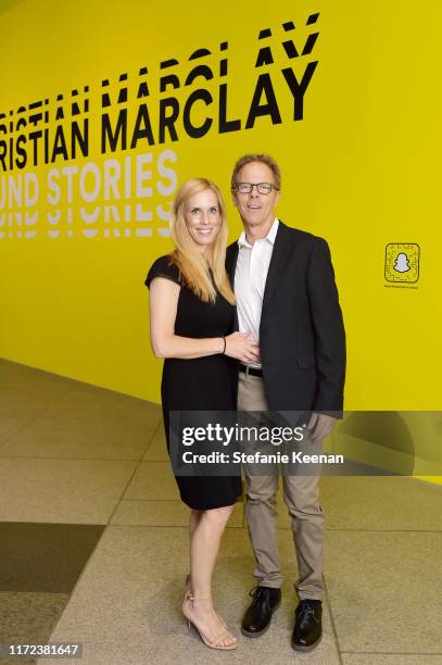 Martha Champlin and Greg Germann at the U.S. Premiere of Christian Marclay: Sound Stories, an immersive audiovisual exhibition fusing art and...