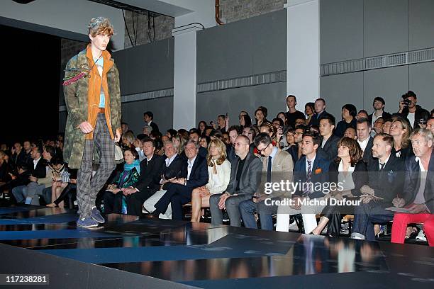 Sidney Toledano and guests attend the John Galliano Menswear Spring/Summer 2012 show as part of Paris Fashion Week on June 24, 2011 in Paris, France.