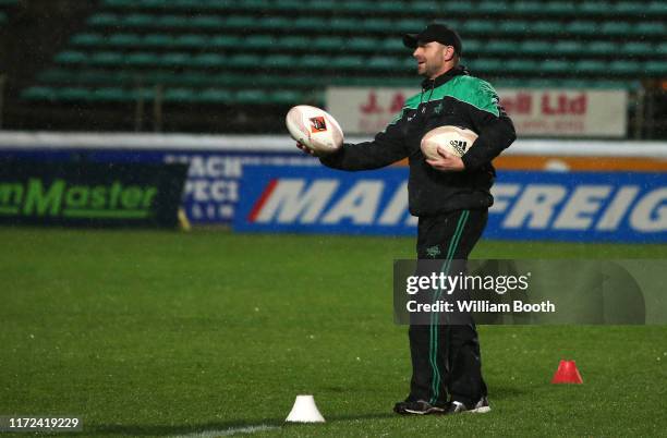 Manawatu coach Peter Russell during the round 5 Mitre 10 Cup match between Manawatu and Northland at Central Energy Trust Arena on September 05, 2019...