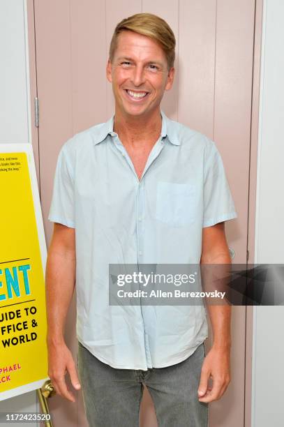 Jack McBrayer attends June Diane Raphael's new book release "Represent The Woman's Guide To Running For Office And Changing The World" at The Jane...