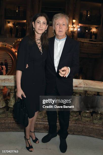 Paul McCartney and Nancy Shevell attend the Stella McCartney Womenswear Spring/Summer 2020 show as part of Paris Fashion Week on September 30, 2019...