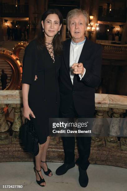 Paul McCartney and Nancy Shevell attend the Stella McCartney Womenswear Spring/Summer 2020 show as part of Paris Fashion Week on September 30, 2019...