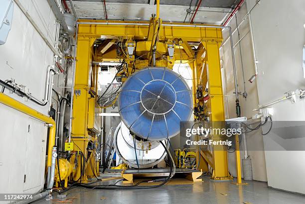 gas turbine engine test room - gas turbine stock pictures, royalty-free photos & images