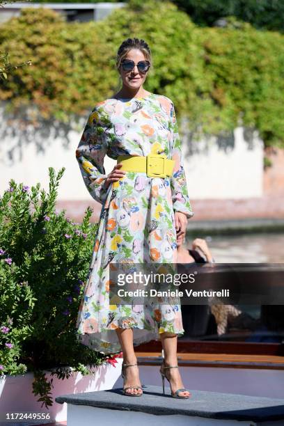 Elisabetta Pellini is seen arriving at the 76th Venice Film Festival on September 05, 2019 in Venice, Italy.