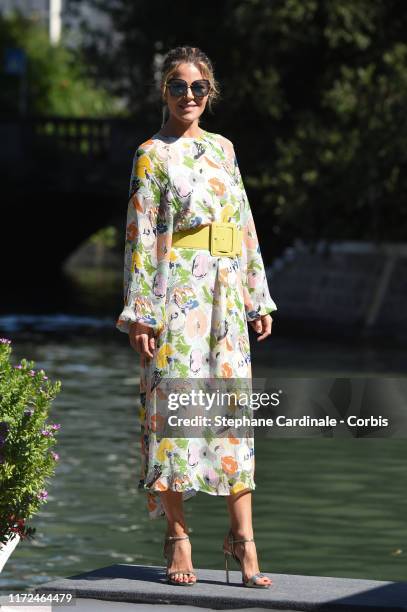 Elisabetta Pellini is seen arriving at the 76th Venice Film Festival on September 05, 2019 in Venice, Italy.