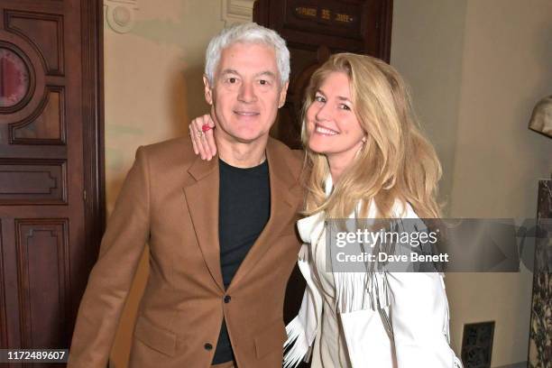 John Frieda and Avery Agnelli attend the Stella McCartney Womenswear Spring/Summer 2020 show as part of Paris Fashion Week on September 30, 2019 in...