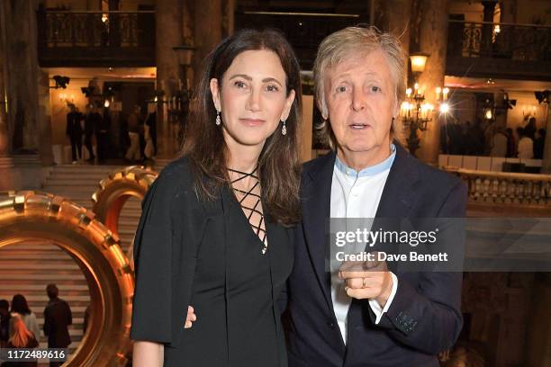 Nancy Shevell and Sir Paul McCartney attend the Stella McCartney Womenswear Spring/Summer 2020 show as part of Paris Fashion Week on September 30,...