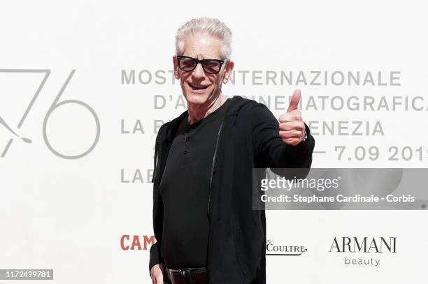 Director David Cronenberg walks the red carpet ahead of the "Crash" screening during the 76th Venice Film Festival at Sala Giardino on September 05,...