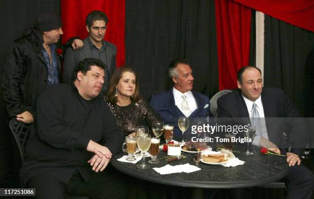 Steven Van Zandt and Michael Imperioli , Steve Schirripa, Lorraine Bracco, Tony Sirico and James Gandolfini