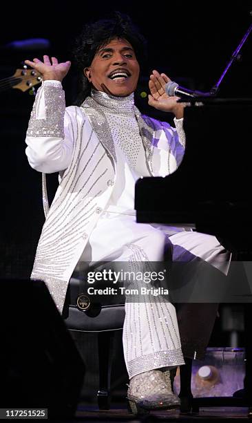 Little Richard during Little Richard in Concert at the House of Blues in Atlantic City - May 13, 2006 at House of Blues in Atlantic City, New Jersey,...