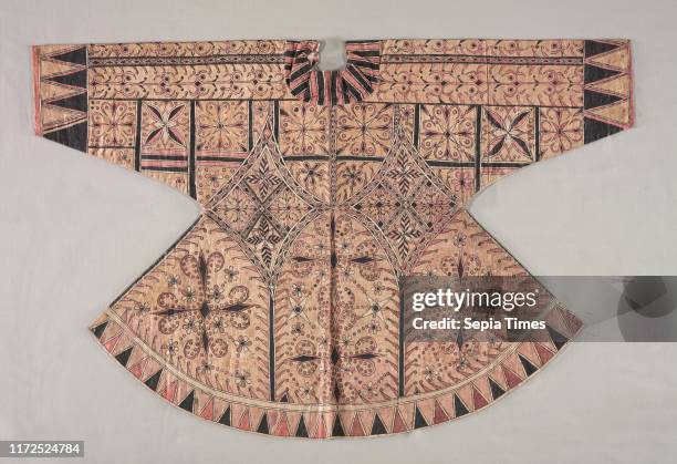 Jacket and Skirt, 19th century. Indonesia, Sulawesi , 19th century. Tapa cloth ; overall: 64.8 x 97.2 cm .