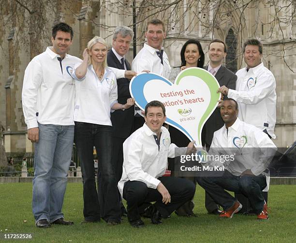 Kenny Logan, Anneka Rice, Sir Matthew Pinsent, Colin Jackson, Neil Fox and guests