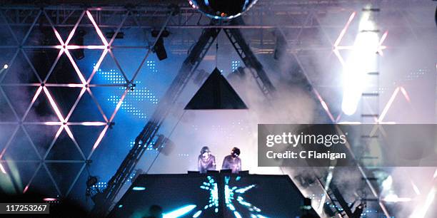 Daft Punk during 2006 Coachella Valley Music and Arts Festival - Day One at Empire Polo Field in Indio, California, United States.